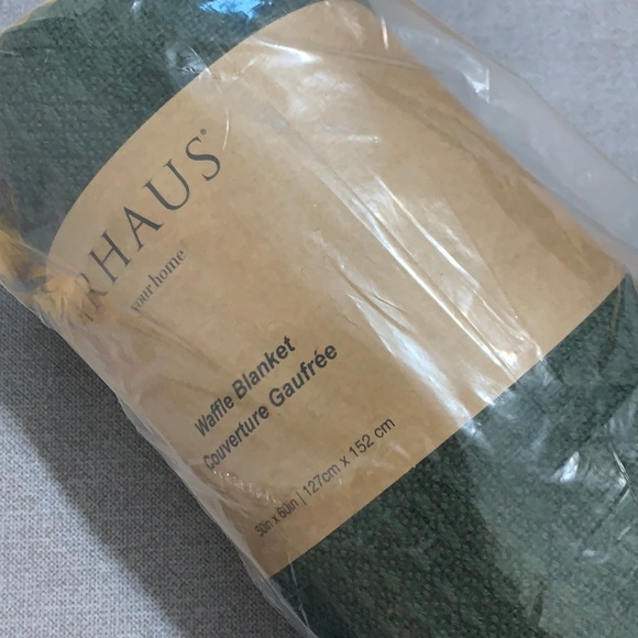ARHAUS Bedding Arhaus 0 Cotton Waffle Knit Throw Blanket Poshmark